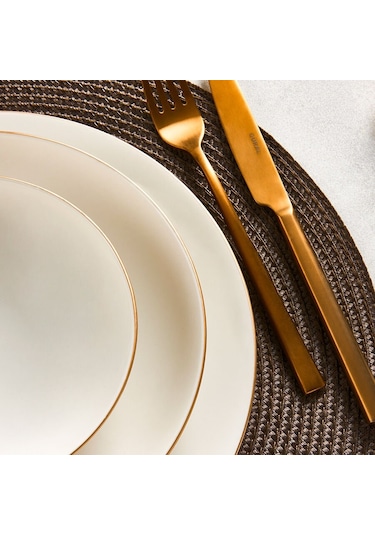 Güral Porselen Atina 60 Parça Yemek Takımı Gold Fileli