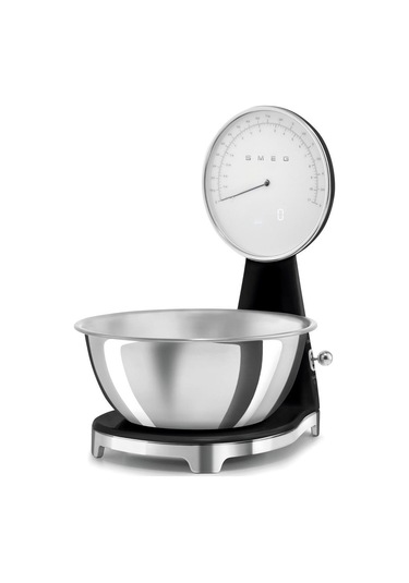 Smeg 50's Style Retro Siyah Analog Mutfak Tartısı Ksf01blww