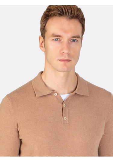 Karaca Erkek Regular Fıt Triko Kazak-camel 113301200-02 Camel