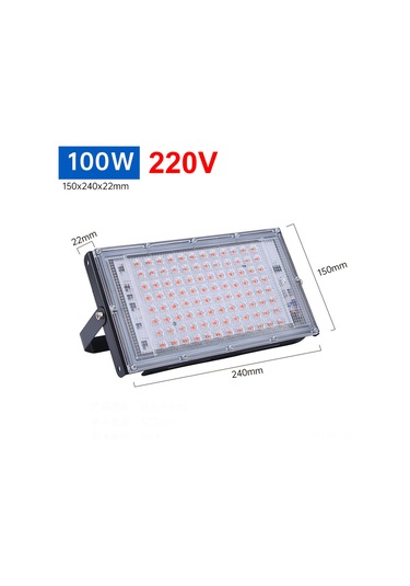Konesam 100w 96 Led 2835 Bitki Büyüme Lambası Tam Spektrum Güneş Imitasyonu Evsel Çiçek Ve Sukulent Aydınlatması Gösterildiği Gibi