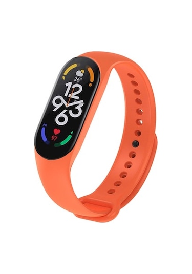 Kyver Xiaomi Mi Band 7 Ile Uyumlu Silikon Kordon