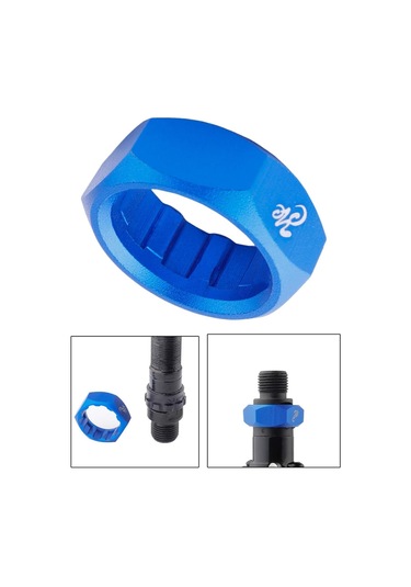 Homyl Bisiklet Pedalı Sökme Kilidi Pedal Mili Takma Temizleme Mavi