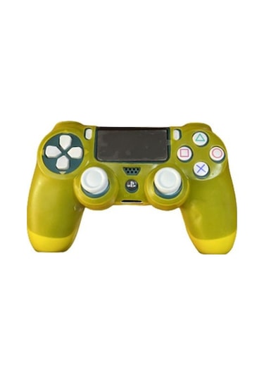 Playstation 4 Ps4 Dualshock Joystick Desenli Tasarım Silikon Kılıf Açıksarı