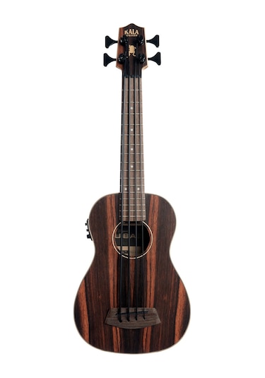 Kala U-bass Şeritli Abanoz Elektro Akustik Mini Bas Gitar