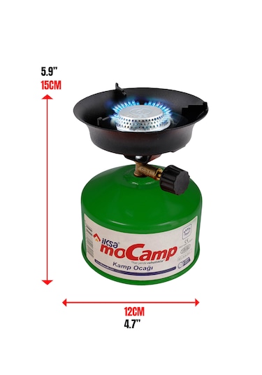 İksa Mocamp Kamp Ocağı Gazlı Kamp Ocağı - Yeşil
