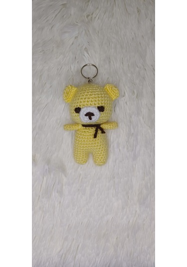 Amigurumi Ayıcık Anahtarlık Sarı