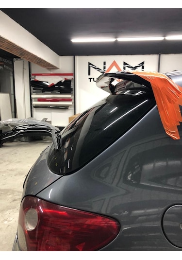 Peugeot 206 Spoyler Spoiler Parlak Siyah Boyalı