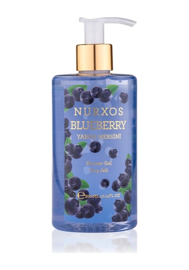Nurxos 9227 Blueberry Yaban Mersini Unisex Duş Jeli 300 ML