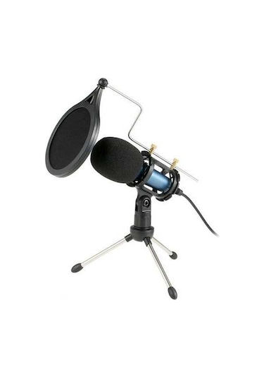 Novahub Profesyonel Kondenser Mikrofon - Gürültü Azaltma, Kulaklık Çıkışı, Tripod Ve Pop Filtre Dahil