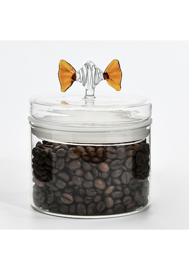 Homyl Cam Depolama Kahve Çekirdekleri Şeker Temizlemek