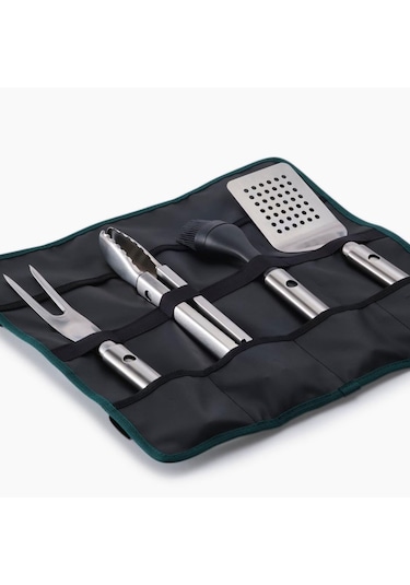 Joseph Joseph Grillout 4 Lü Paslanmaz Çelik Barbekü Aksesuar Seti Taşıma Çantalı