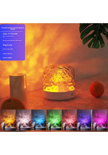 Suntek Yatak Odası Başucu Lambası Şık Işık Gece Işığı Yurt Ev Beyaz