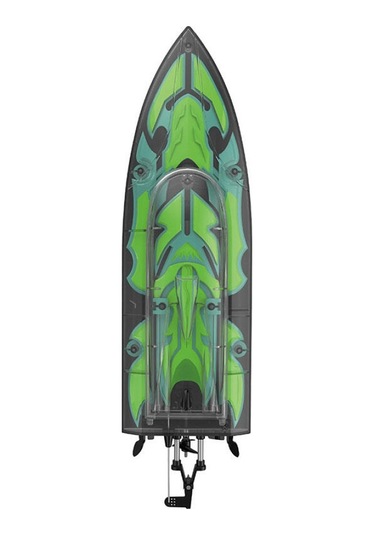 25 Km Hız Yapabilen Uzaktan Yüksek Hızlı Işıklı Rc Sürat Teknesi 35 Cm