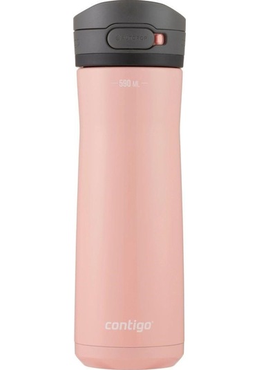 Contigo Jackson Chill 2.0 Çelik Tek El Bas İç Kilitli Su Matarası 590ml - Pembe