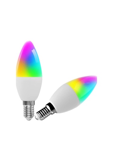 Wifi Rgb Ampul Uzaktan Kumanda Ve Ses Kontrolü 7w