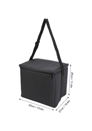 Jzcat- To 15l Kalınlaştırılmış Gıda Koruma, Yalıtımlı Soğutucu Siyah