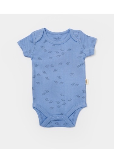 Organik Modal Fil Baskılı 2 Li Kısa Kollu Badi 001