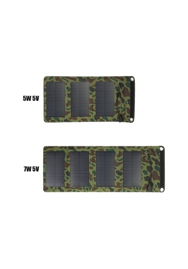 Besthome1 7w Güneş Enerjili Çok Fonksiyonlu Çevre Paketi - Dışarıda Telefon Ve Cihazları Şarj Edin - Taşınabilir, Sulu Dayanıkl
