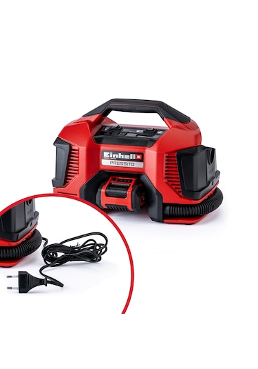 Einhell PRESSITO Hibrit, Akülü-Elektrikli Kompresör (Akü ve şarj cihazı dahil değildir) - 4020460