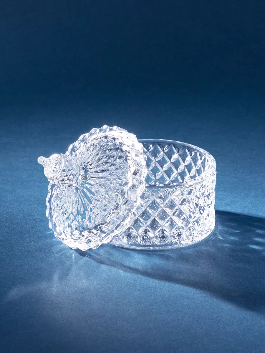 Lefard Dıamant Şekerlik 150 Ml Kapaklı Cam 178969494