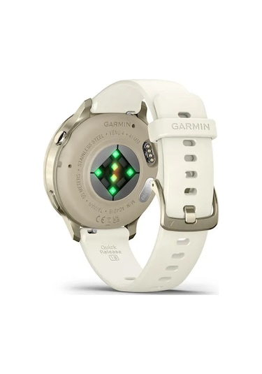 Garmin Venu 4 - 41 MM Lunar Gold Silikon Kordon Akıllı Saat (Distribütör Garantili)