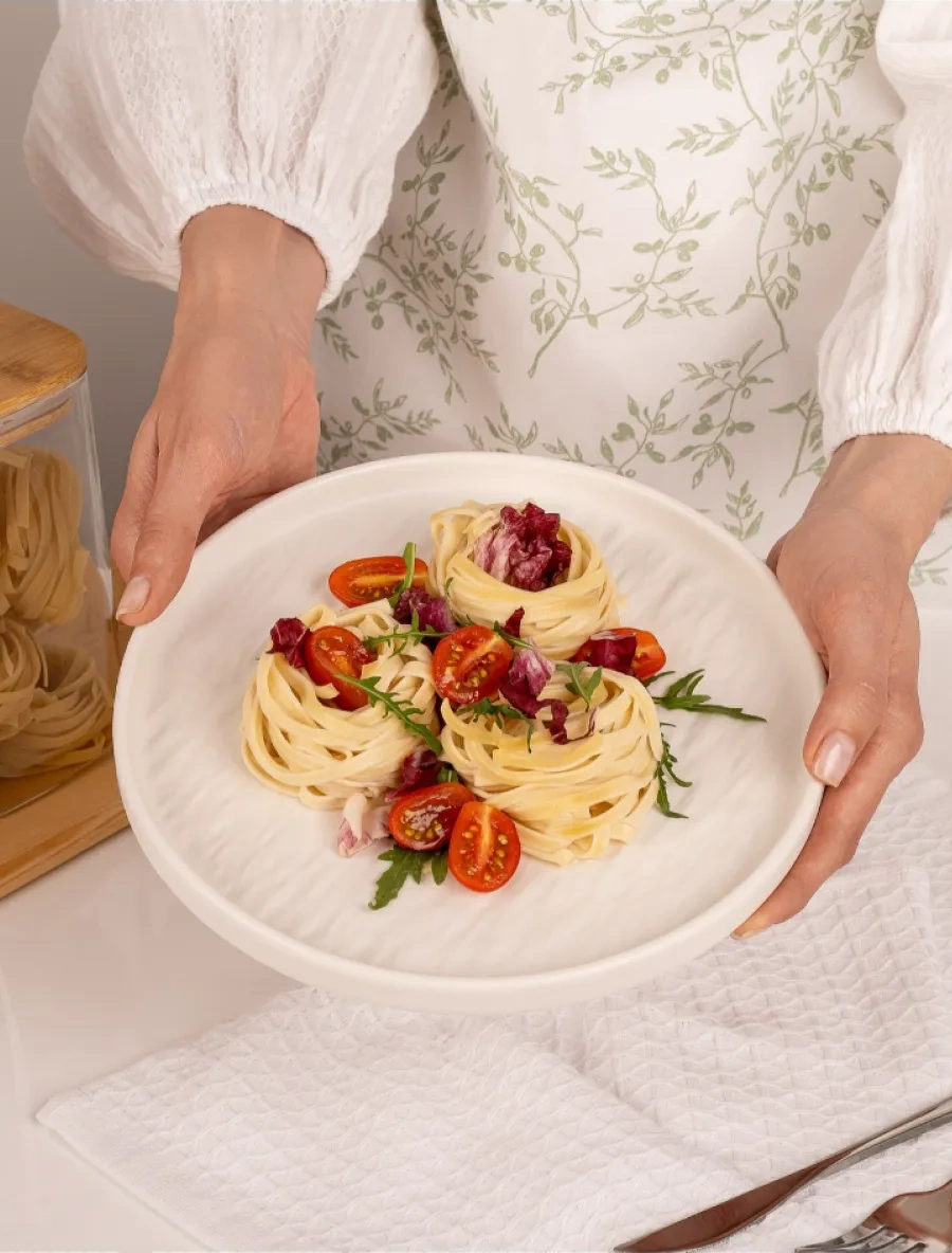 Keep Master Kenarlı 21 Cm Yemek Tabağı Seti, 4 Parça 248827051 Beyaz