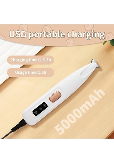 2024'ün En Yeni Evcil Hayvan Microprecision Tıraş Makinesi, Saffory Köpek Tıraş Makinesi, Led Işıklı Şarj Edilebilir Evcil Hayvan Tıraş Makinesi, Düşük N