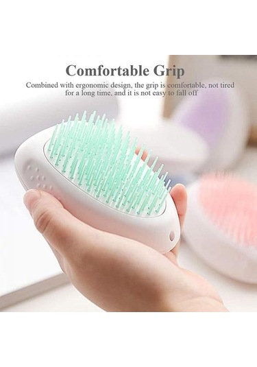 Tımar, Kedi Saç Sökücü Fırça, Kedi Masaj Fırçası Yeşil