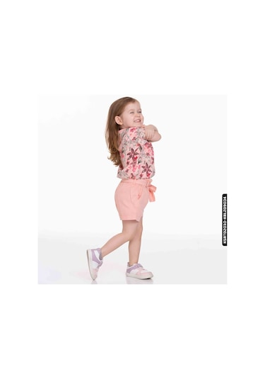 Xo Kids Kız Pink Şort 9 Ay - 2 Yaş 54719 Ksrt02010 Pudra