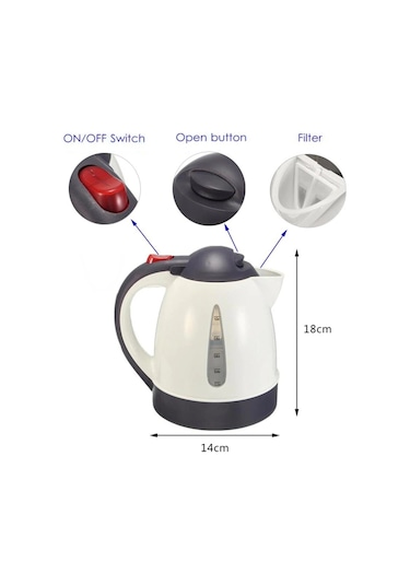Asben As-201 Su Isıtıcı Kettle 12V Araç Su Isıtıcı  130W 1 Litre T