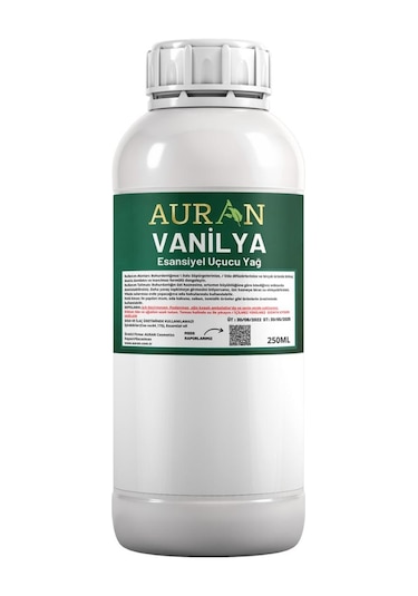 Auran Vanilya Esansiyel Uçucu Yağı Oda Kokusu 250 ML