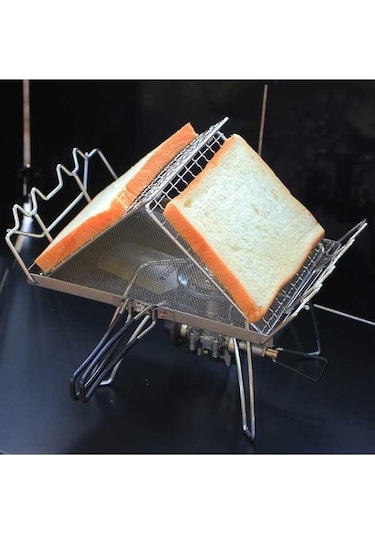 Wondernest Coolcamp Açık Kamp Paslanmaz Çelik Katlanır Taşınabilir Barbekü Ekmek Rafı Çok Renkli Çok Renkli