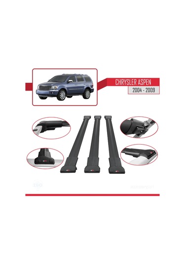Chrysler Aspen 2004-2009 Arası İle Uyumlu Fly Model Ara Atkı Tava