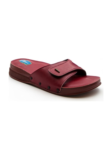 Dr.Comfort Ortopedik Halluks Walgus Cırtlı Kadın Terlik Dr.403-Bordo