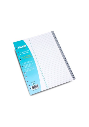 Exxo 1-31 Rakamlı Seperatör Dosya Ayracı Ts 131