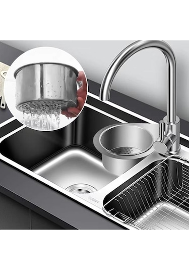 River World Lavabo İçin Drenaj Sepeti Tasarımı Kuğu Renkli