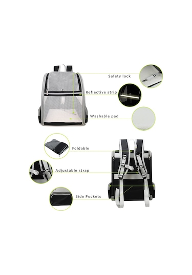 Jialan Yenilikçi Seyahat Kabarcık Kedi Köpek Sırt Çantası