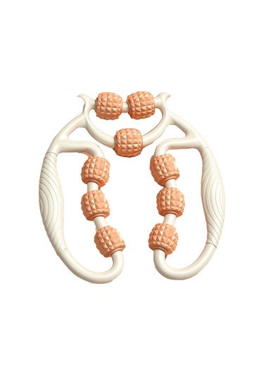 Skycity 9 Tekerlekli 360 Derece Bacak Kas Masaj Rulosu - Akşam Renkli, Vücut Geliştirme Aleti, Kas Yorgunluğu Giderici, Kolay Taşınabilir Abs Malzeme Çok Renkli