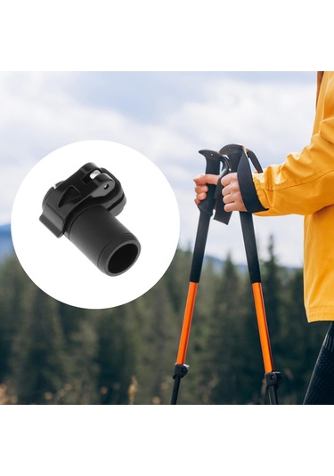 Homyl Yürüyüş Direği Kilidi Hızlı Kilit Siyah-toka-16mm Siyah Toka 16mm