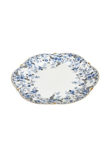 Lucky Art Clarice New Bone China Porselen Mavi Küçük Çiçek Desenli 6 Lı Tabak Seti 27 Cm Lyfn 017