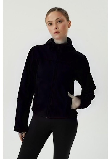Exuma Kadın Softshell Mont-2421192 Siyah