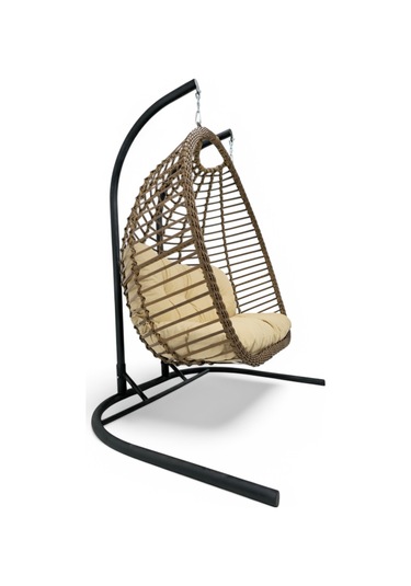 Wellagarden Mily İkili Salıncak, Koyu Kahve Açık Kahve Wellagarden Mily İkili Salıncak, Koyu Kahve Açık Kahve