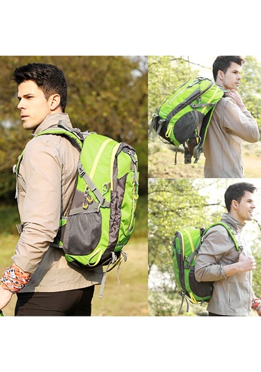 Wezone 40l Ultra Hafif Seyahat Sırt Çantası - Dayanıklı Nylon, 6 Cep, Erkek/kadın İçin Koyu Mavi