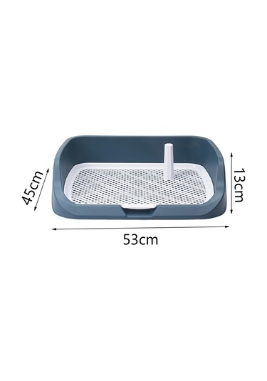 Homyl Yıkanabilir Pet Eğitim Tuvalet Tepsisi Açık-mavi