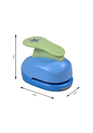 Kamei Şekilli Delgeç Yıldız İnce 3.8 Cm Km8815 Çok Renkli