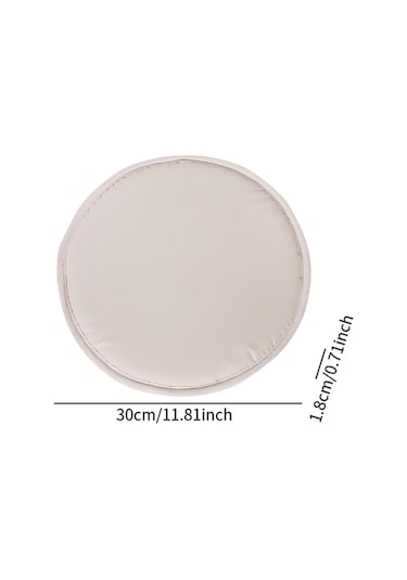 Suntek Yuvarlak Sandalye Koltuk Yastık Mutfak Zemin Pouf Bej Bej