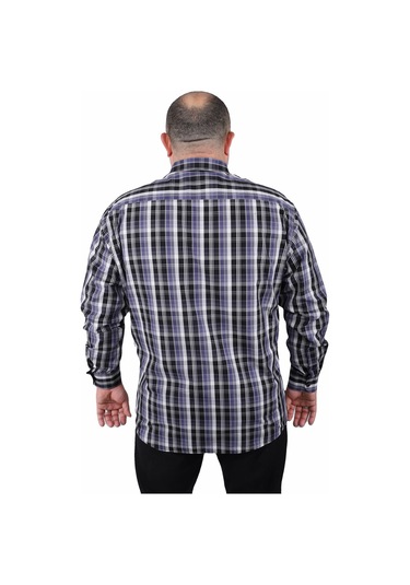 Starbattal Büyük Beden Erkek Gömlek Estacional 23373 SIYAH Siyah