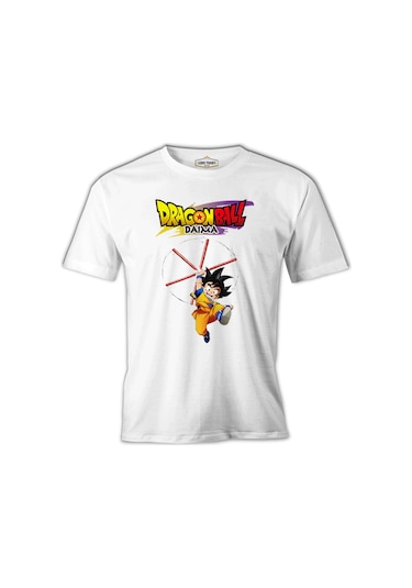 Dragon Ball Daima Ki Beyaz Erkek Tshirt 001
