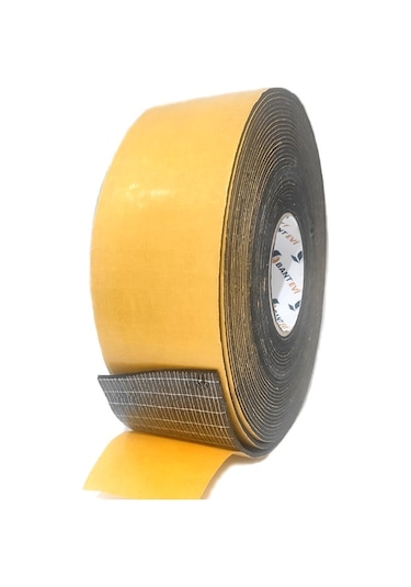 Yalıtım Bandı 10cmx5m Ses, Isı Ve Titreşim İzolasyon Bantı Siyah