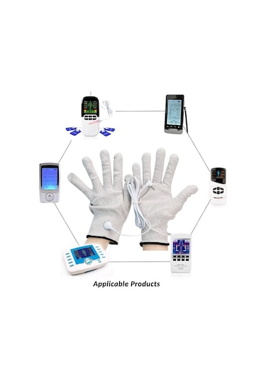 Akupunktur Terapi Makinesi Masaj Eldiveni: Etkili Masaj Cihazı Bej